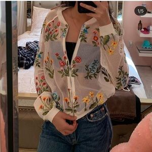 Flower Embroided jacket